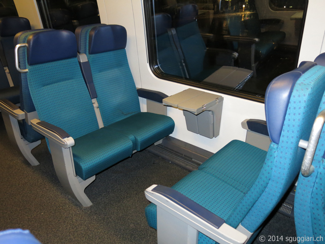 Interni SBB RABDe 500 (ICN), 2a classe
